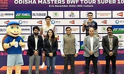 ಒಡಿಶಾ ಮಾಸ್ಟರ್ಸ್‌ ಶಟ್ಲ್: ಉನ್ನತಿ, ಕಿರಣ್‌ಗೆ ಪ್ರಶಸ್ತಿ