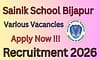 Recruitment 2026: ವಿಜಯಪುರ ಸೈನಿಕ ಶಾಲೆ- 18 ಹುದ್ದೆಗಳಿಗೆ ಅರ್ಜಿ ಆಹ್ವಾನ
