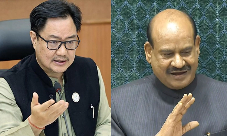 Debate, vote on motion to remove Birla to be taken up on March 9: Rijiju