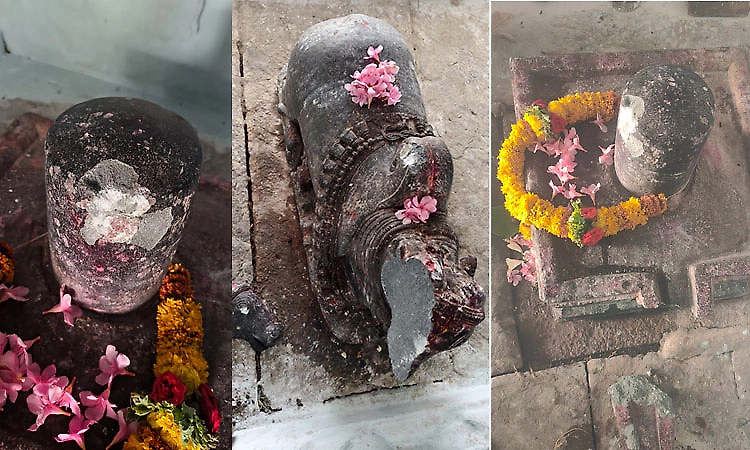 Vandals desecrate ancient temple statues following Shivarathri celebrations