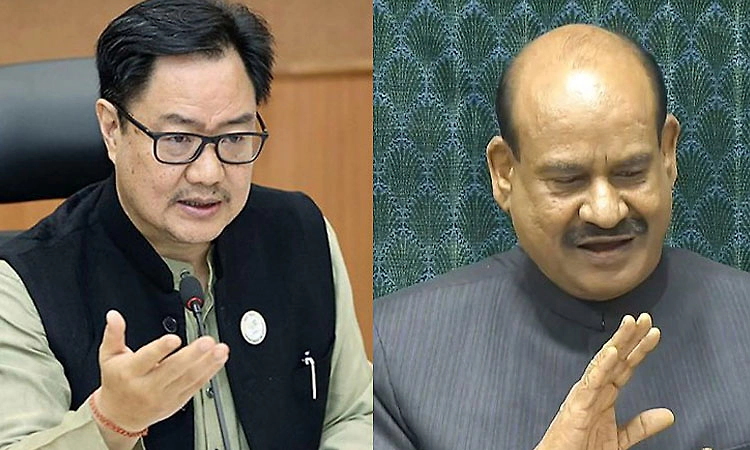 ಲೋಕಸಭಾ ಸ್ಪೀಕರ್ ಓಂ ಬಿರ್ಲಾ ವಿರುದ್ಧ ಅವಿಶ್ವಾಸ ನಿರ್ಣಯ ಮಾ.9ರಂದು ಚರ್ಚೆ: ಕಿರಣ್ ರಿಜಿಜು