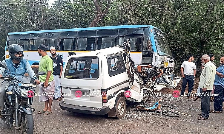 Omni driver killed in KSRTC bus collision near Honnavar