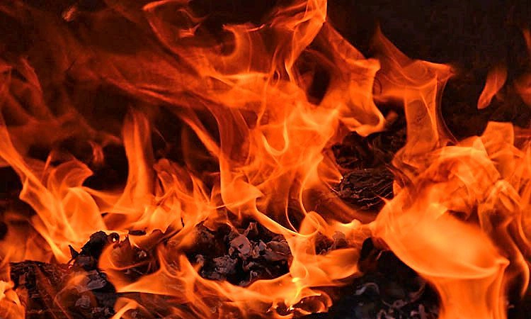 ದಾರು ಶಿಲ್ಪ ಘಟಕಕ್ಕೆ ಬೆಂಕಿ : 10 ಲಕ್ಷ ರೂ. ನಾಶನಷ್ಟ