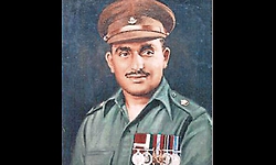 ಚೊಚ್ಚಲ ಪರಮವೀರ ಚಕ್ರ ಪುರಸ್ಕೃತ  ಮೇ| ಸೋಮನಾಥ್‌ ಶರ್ಮಾ