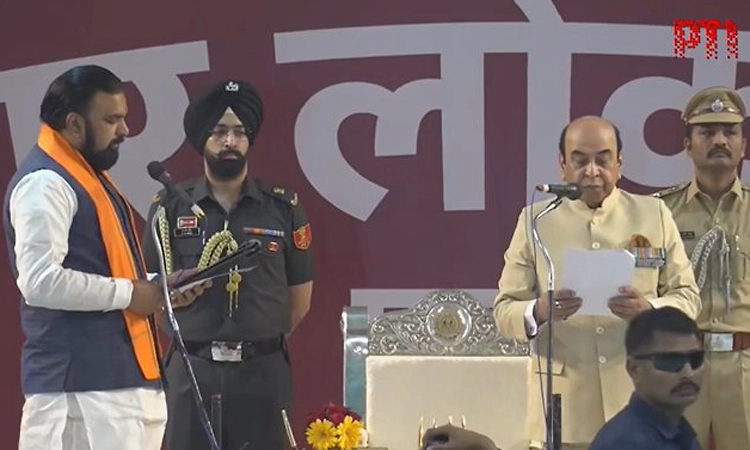 BJP''s Samrat Choudhary sworn in as Bihar chief minister