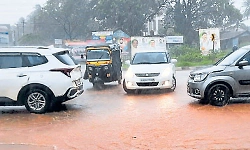 Monsoon rains intensify across Udupi district