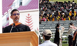 Students walk out as Sundar Pichai speaks at Stanford graduation ceremony: Here is why 