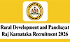Recruitment: ಗ್ರಾಮೀಣಾಭಿವೃದ್ಧಿ ಮತ್ತು ಪಂಚಾಯತ್ ರಾಜ್ ಇಲಾಖೆ- 4 ಹುದ್ದೆಗೆ ಅರ್ಜಿ ಆಹ್ವಾನ