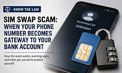 Know the law: 'SIM swap scam' when your phone number becomes a gateway to your bank account