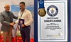 Ashok’s son sets record by unfurling the largest National Flag in the sea