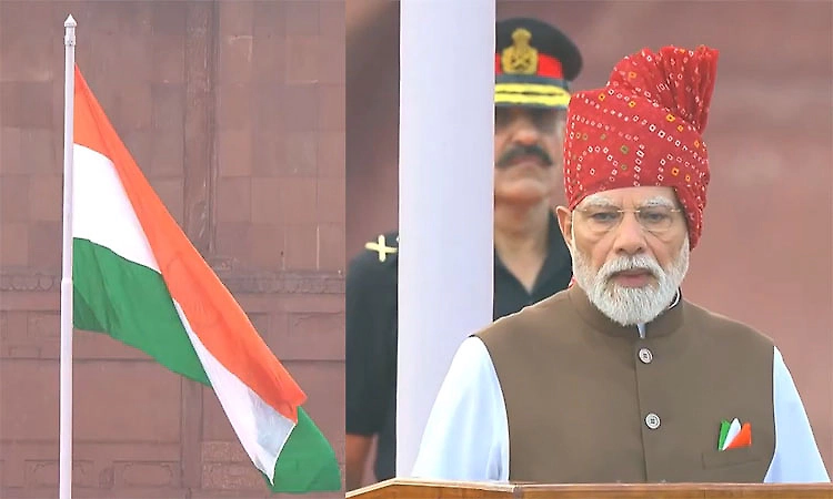 80th Independence Day: PM Modi hoists Tricolour at Red Fort