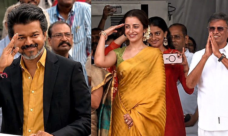 Chennai: ಸ್ವಾತಂತ್ರ್ಯ ದಿನಾಚರಣೆ ಕಾರ್ಯಕ್ರಮದಲ್ಲಿ ವಿಜಯ್‌ ಪೋಷಕರೊಂದಿಗೆ ಕುಳಿತ ತ್ರಿಶಾ