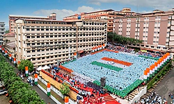 ಆಳ್ವಾಸ್ ಶಿಕ್ಷಣ ಪ್ರತಿಷ್ಠಾನದಲ್ಲಿ 80ನೇ ಸ್ವಾತಂತ್ರ‍್ಯ ದಿನಾಚರಣೆ