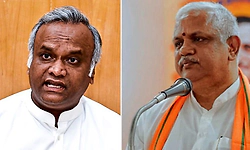 ರಜಾಕಾರ ದಾ‍ಳಿ ವೇಳೆ ಖರ್ಗೆ ಕುಟುಂಬವನ್ನು ರಕ್ಷಿಸಿದ್ದೇ ಆರ್‌ಎಸ್‌ಎಸ್‌: ಬಿ.ಎಲ್‌.ಸಂತೋಷ್‌
