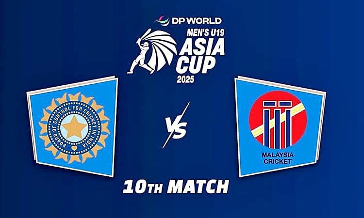 Under-19 Asia Cup: ಇಂದು ಭಾರತಕ್ಕೆ ಮಲೇಷ್ಯಾ ಎದುರಾಳಿ
