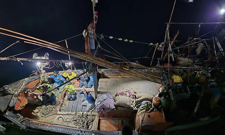 ICG ship intercepts Pakistani fishing boat inside Indian waters: Officials