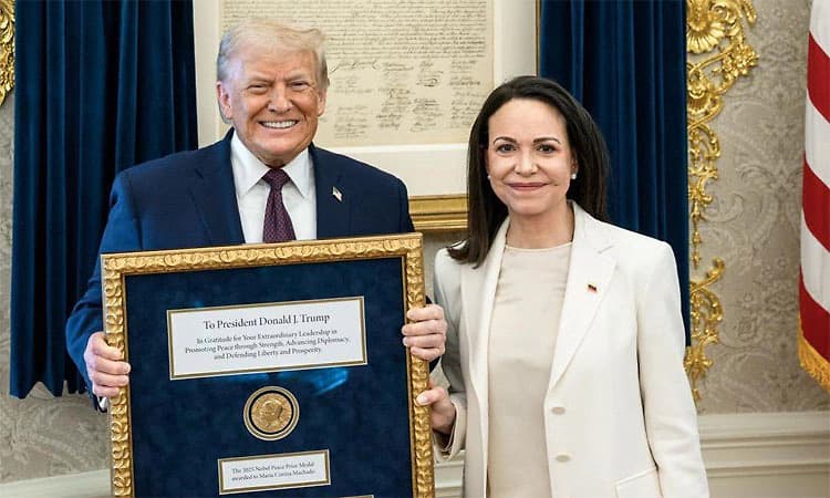 Nobel; ಮಚಾದೊ ನೊಬೆಲ್ ಪದಕ ಪಡೆದ ಟ್ರಂಪ್; ಈ ರೀತಿ ವರ್ಗಾಯಿಸಬಹುದೇ?