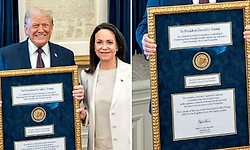 ವೆನಿಜುವೆಲಾಗೆ ಸಿಕ್ಕ ನೊಬೆಲ್‌ ಗಿಫಾrಗಿ ಪಡೆದ ಟ್ರಂಪ್‌!