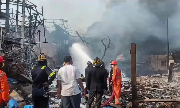 Seven killed in chemical factory fire in Bhiwadi, two trapped inside