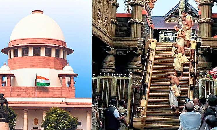 ಶಬರಿಮಲೆಗೆ ಮಹಿಳೆಯರ ಪ್ರವೇಶಕ್ಕೆ ಅನುಮತಿ ವಿಚಾರ: 9 ನ್ಯಾಯಾಧೀಶರ ಪೀಠ 2 ವಾರಗಳ ವಿಚಾರಣೆ