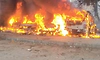 ದಾವಣಗೆರೆ: ಅಗ್ನಿ ಅವಘಡಕ್ಕೆ ನಾಲ್ಕು ಕಾರುಗಳು ಭಸ್ಮ