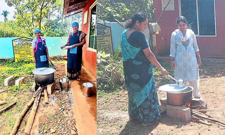 ಇಸ್ರೇಲ್-ಇರಾನ್ ಸಂಘರ್ಷದ ಬಿಸಿ; ಶಾಲಾ ಅಡುಗೆಗೆ ಗ್ಯಾಸ್ ಕೊರತೆ; ಸೌದೆ ಒಲೆಯೇ ಗತಿ!