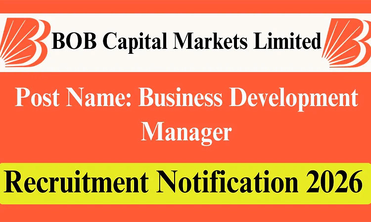 Recruitment: ಬಿಒಬಿ ಕ್ಯಾಪಿಟಲ್‌ ಮಾರ್ಕೆಟ್ಸ್-ವಿವಿಧ ಹುದ್ದೆಗಳಿಗೆ ಅರ್ಜಿ ಆಹ್ವಾನ