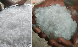 Kanakagiri: ನಾನಾ ಕಡೆ ಆಲಿಕಲ್ಲು ಮಳೆ