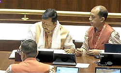 ರಾಜ್ಯಸಭೆಗೆ ಹೊಸ ಸದಸ್ಯರ ಪದಾರ್ಪಣೆ: ನಿತಿನ್ ನವೀನ್,ಅಭಿಷೇಕ್ ಸಿಂಘ್ವಿ ಪ್ರಮಾಣ ವಚನ ಸ್ವೀಕಾರ