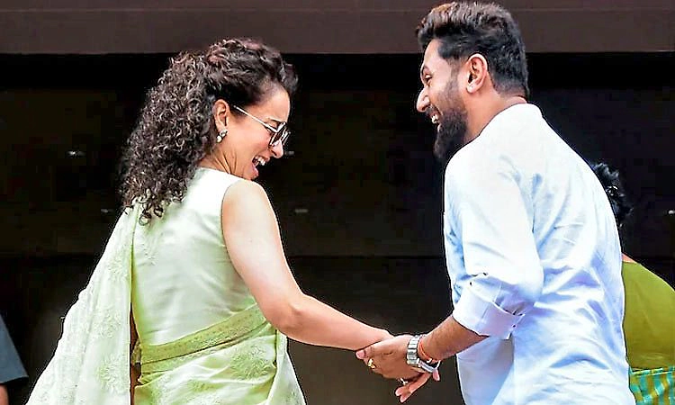 ಚಿರಾಗ್ ಪಾಸ್ವಾನ್ ಜೊತೆ ರೊಮ್ಯಾನ್ಸ್ ವದಂತಿ.. ತಮ್ಮದೇ ಶೈಲಿಯಲ್ಲಿ ಪ್ರತಿಕ್ರಿಯೆ ನೀಡಿದ ಕಂಗನಾ