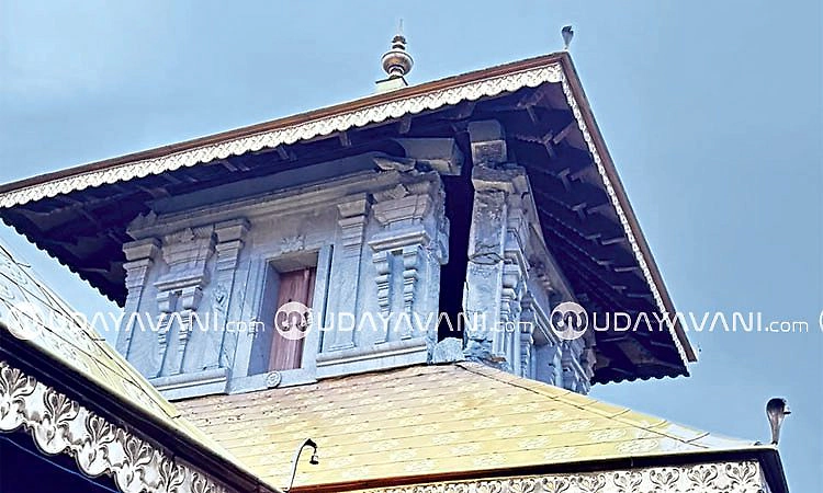 Punjalkatte: ಇಳಿಯೂರು ಶ್ರೀ ಮಹಾವಿಷ್ಣು ದೇವಸ್ಥಾನಕ್ಕೆ ಸಿಡಿಲು ಬಡಿದು ಹಾನಿ