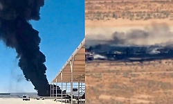 B-52 bomber crashes after take-off in California, 8 crew members killed