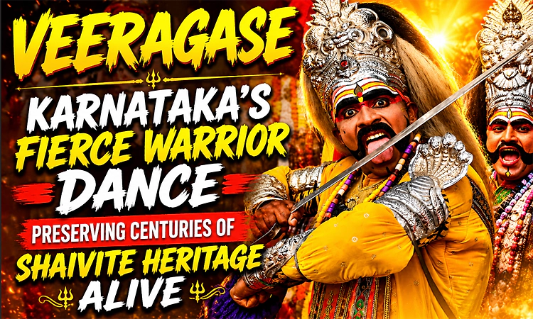 Veeragase: The timeless warrior dance that keeps Karnataka’s Shaivite heritage alive