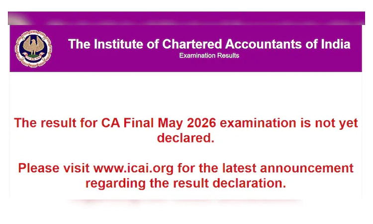 CA Intermediate May 2026 results to be declared on June 24; ICAI confirms schedule
