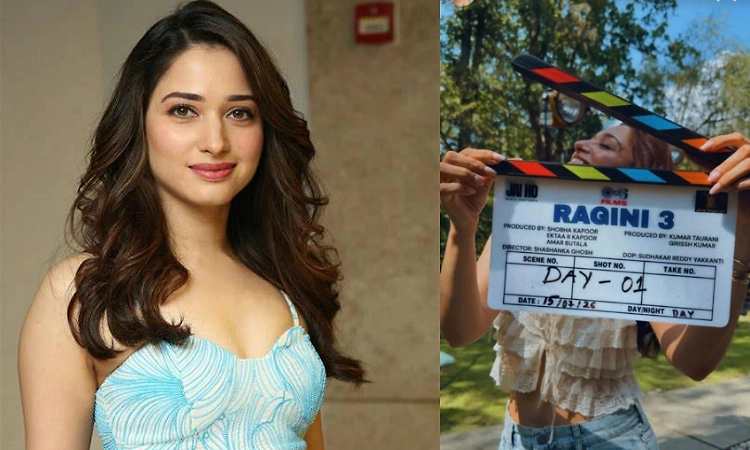 Tamannaah Bhatia begins shooting for 'Ragini 3' in London