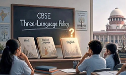 9ನೇ ತರಗತಿಯಲ್ಲಿ 3ನೇ ಭಾಷೆ ಪರಿಚಯಿಸಬೇಡಿ: ಸಿಬಿಎಸ್‌ಇಯ ತ್ರಿಭಾಷಾ ನೀತಿಯ ಬಗ್ಗೆ ಸುಪ್ರೀಂ