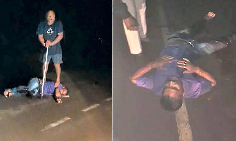 Man assaulted with iron rod in Gartikere; attacker allegedly steps on his head