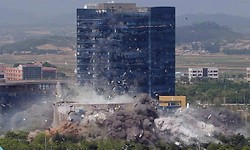 South Korean court orders North Korea to pay $32.5 million for blowing up joint liaison office