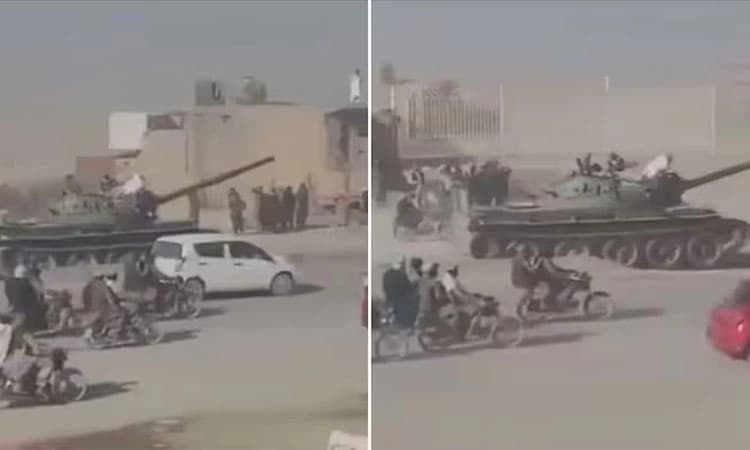 Kabul: ಪಾಕ್‌ ಸೇನೆಯ ಟ್ಯಾಂಕ್‌ಗಳನ್ನು ಅಫ್ಘಾನ್ ಬೀದಿಗಳಲ್ಲಿ ಓಡಿಸಿದ ತಾಲಿಬಾನಿಗರು