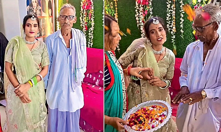 A year of love: 30-year-old woman gets engaged to 75-year-old man!