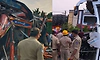 ಪಿರಿಯಾಪಟ್ಟಣದಲ್ಲಿ ಖಾಸಗಿ ಬಸ್–ಲಾರಿ ಮುಖಾಮುಖಿ: ನಾಲ್ವರು ಸ್ಥಳದಲ್ಲೇ ಸಾವು