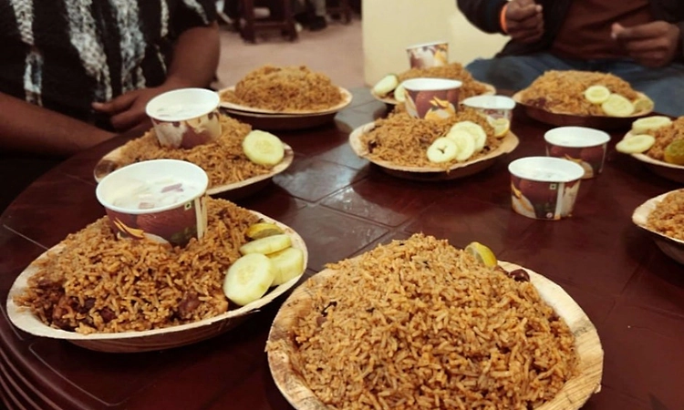 Still spicy: Hoskote Donne Biriyani serves on against all odds