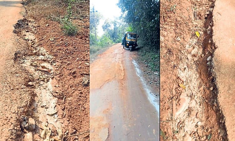 Ajekar: ಕಣಂಜಾರು; 7 ಕಿ.ಮೀ. ರಸ್ತೆಯಲ್ಲಿ ಡಾಮರೇ ಇಲ್ಲ!