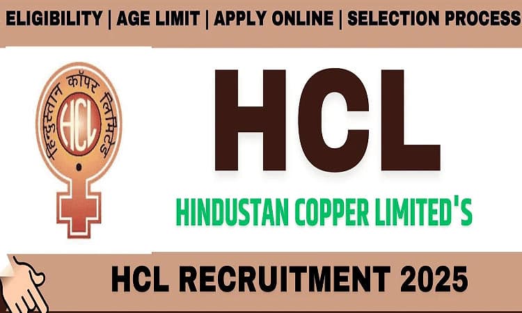  HCL Job: ಹಿಂದೂಸ್ತಾನ್‌ ಕಾಪರ್‌ ಲಿಮಿಟೆಡ್‌: 64 ಹುದ್ದೆಗಳಿಗೆ ಅರ್ಜಿ ಆಹ್ವಾನ
