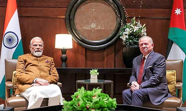 ಜೋರ್ಡಾನ್‌ ಜತೆ ವ್ಯಾಪಾರ ದುಪ್ಪಟ್ಟು ಗುರಿ: ಮೋದಿ