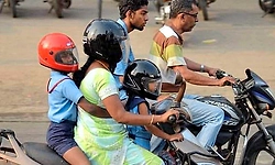Helmet mandatory for children on two-wheelers, but compliance remains low in city