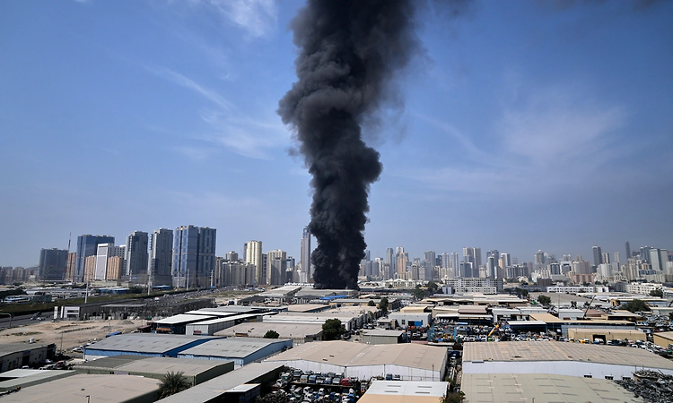 In war-torn Iran, air pollution from burning oil depots & bombed buildings unleashes invisible health threats