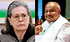 'Noted your concerns; extend my greetings on eve of Ugadi': Sonia's brief reply to Deve Gowda