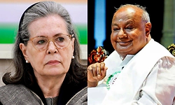 'Noted your concerns; extend my greetings on eve of Ugadi': Sonia's brief reply to Deve Gowda