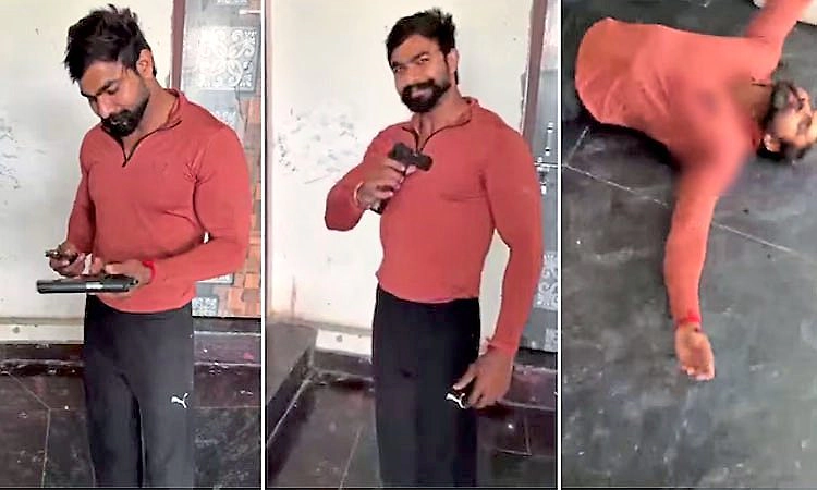 ಅತ್ತ ಗೆಳೆಯ ವಿಡಿಯೋ ಮಾಡುತ್ತಿದ್ದರೆ ಇತ್ತ ಎದೆಗೆ ರಿವಾಲ್ವರ್ ಇಟ್ಟವನ ಜೀವವೇ ಹಾರಿಹೋಯ್ತು